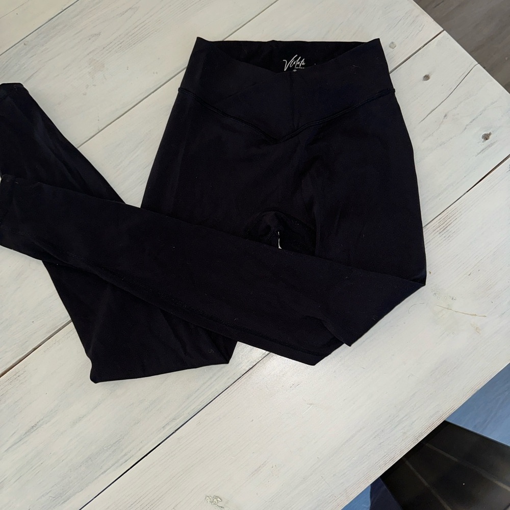 Black Leggings with Logo